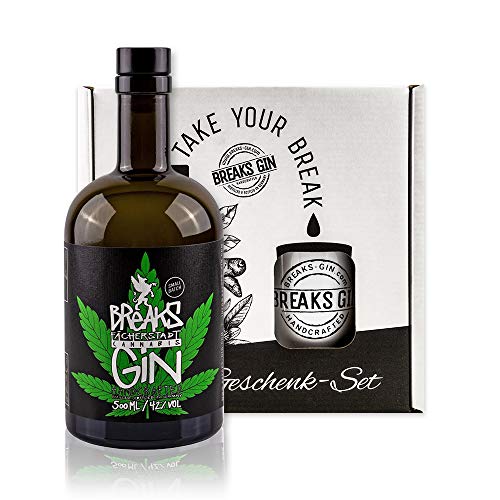 Breaks CANNABIS Gin mit Hanfblüten & Hanfblättern