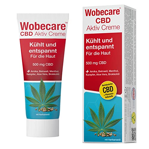 Wobecare® CBD Aktiv Creme | Kühlend und lindernd