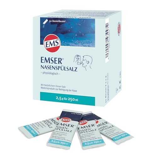 Emser Nasenspülsalz physiologisch zur Vorbeugung von Erkältungen, Allergien und zur Nasenpflege