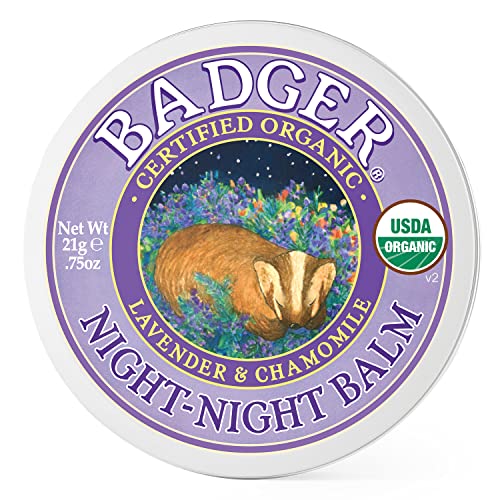 Badger Night Balm - Gute Nacht Balsam mit zartem Lavendelduft.