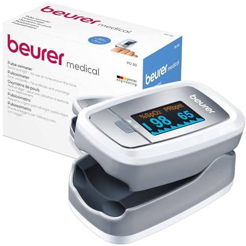 Beurer PO 30 Pulsoximeter - Ermittlung der Herzfrequenz und arteriellen Sauerstoffsättigung