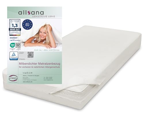 allsana Allergiker Milbenschutz | Allergie Bettwäsche Anti Milben Encasing