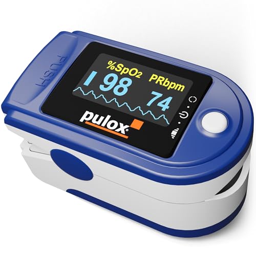Pulsoximeter PULOX PO-200 Solo - Für die Messung des Pulses und der Sauerstoffsättigung am Finger.