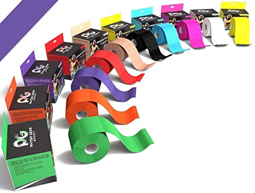 Physix Gear Sport Kinesiologie Tape wasserfest (5cm x 5m)