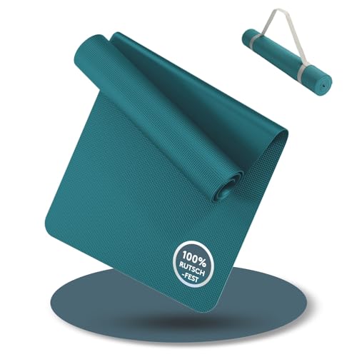 LILENO SPORTS Yoga Matte (180x60cm) inkl. Tragegurt