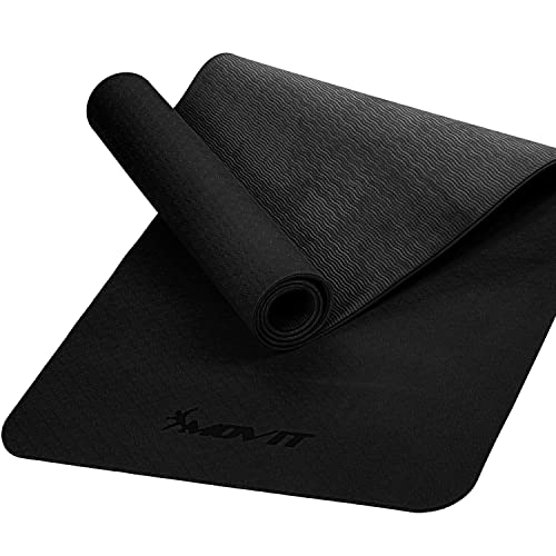 MOVIT Gymnastikmatte, Yogamatte, hautfreundlich und rutschfest
