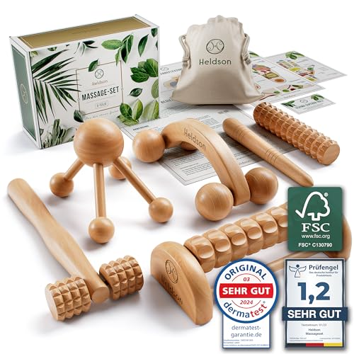 Massage Set Holz