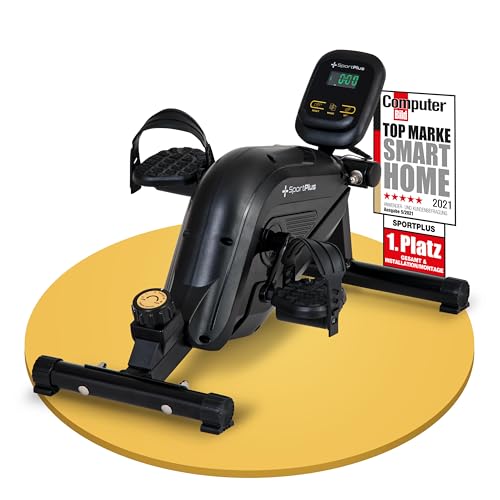 SportPlus mini-Heimtrainer mit Magnet-Bremse & 8 Widerstands-Stufen