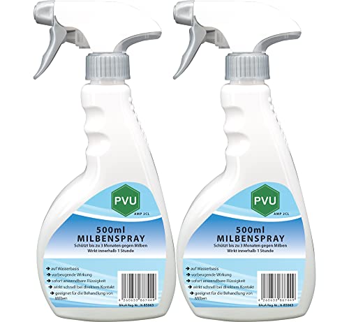 Pvu Milbenspray 2x500ml - Langzeitwirkung auf Matratzen