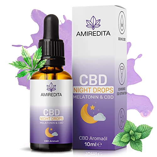 Amiredita CBD Öl 5% Melatonin Tropfen