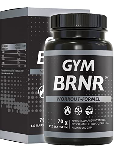 GYM BRNR | Fitness-Formel Stoffwechsel-Matrix hochdosiert, 120 Kapseln