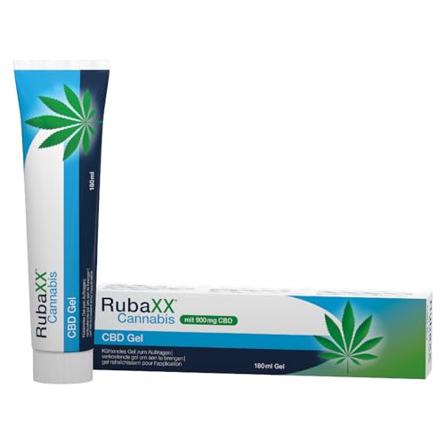 RubaXX Cannabis CBD Gel - Kühlend mit ca. 900 mg CBD