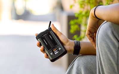 Vaporizer in der Hand