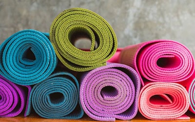 Yogamatten für eine entspannte Yoga-Einheit
